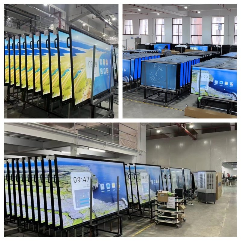 55 65 75 85 86 98 110 Inch Pen Finger Touch Interactive Flat Panel 4k Lcd Digital Interactive Smart Boards For Schools Teaching