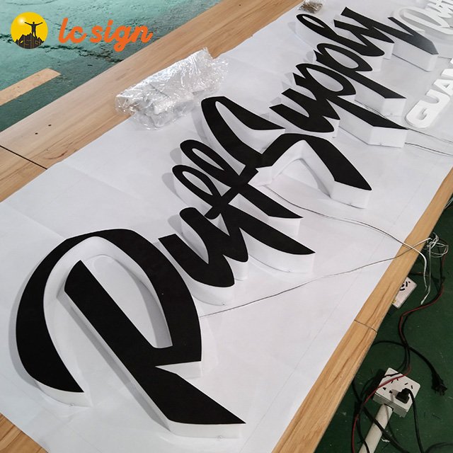 Led stainless steel sign letters sign board letters outdoor advertising backlit metal letter signs