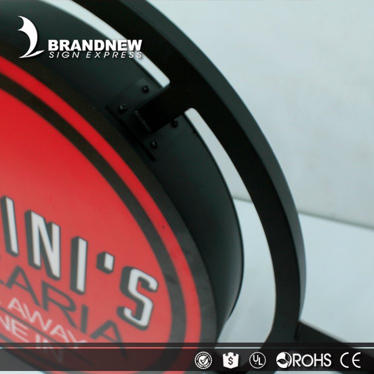 Indoor shop mall advertising light box aluminum frame rotating light box for advertising