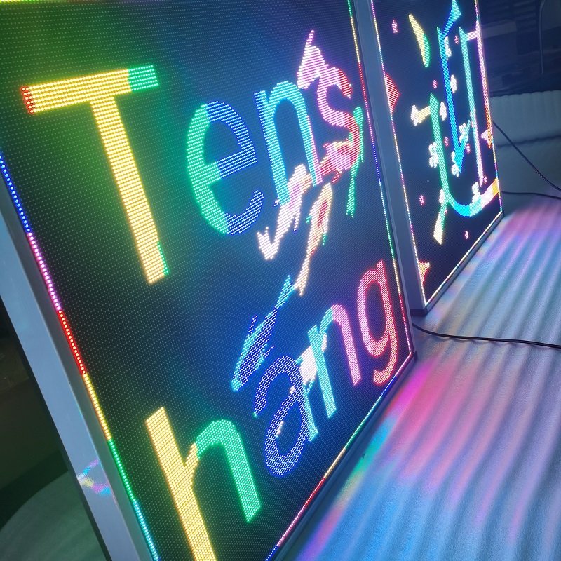 Custom App Programmable Scrolling Led Board Sign Display Screen Bar Led Message Board Sign for Nightclub