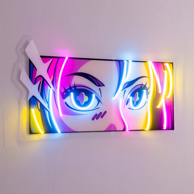 Drop Shipping Custom Logo Neon Light Wedding Sign UV Printed Custom Neon Sign Advertising Board