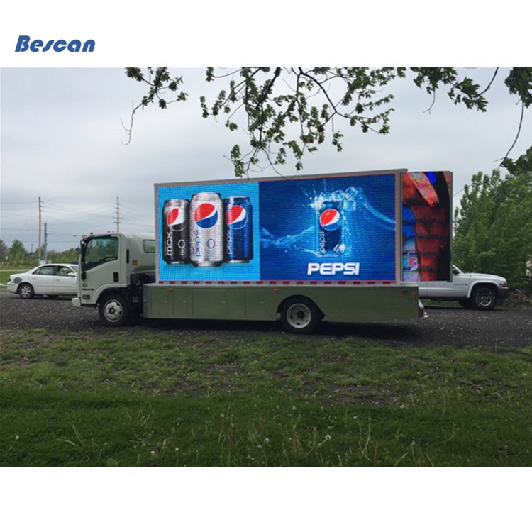 P6 P8 P10 SMD Outdoor advertising mobile led screen truck xxx video display trailer LED Sign board