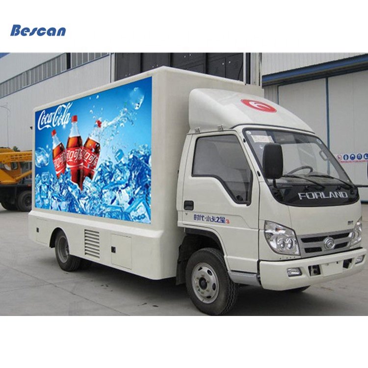 P6 P8 P10 SMD Outdoor advertising mobile led screen truck xxx video display trailer LED Sign board