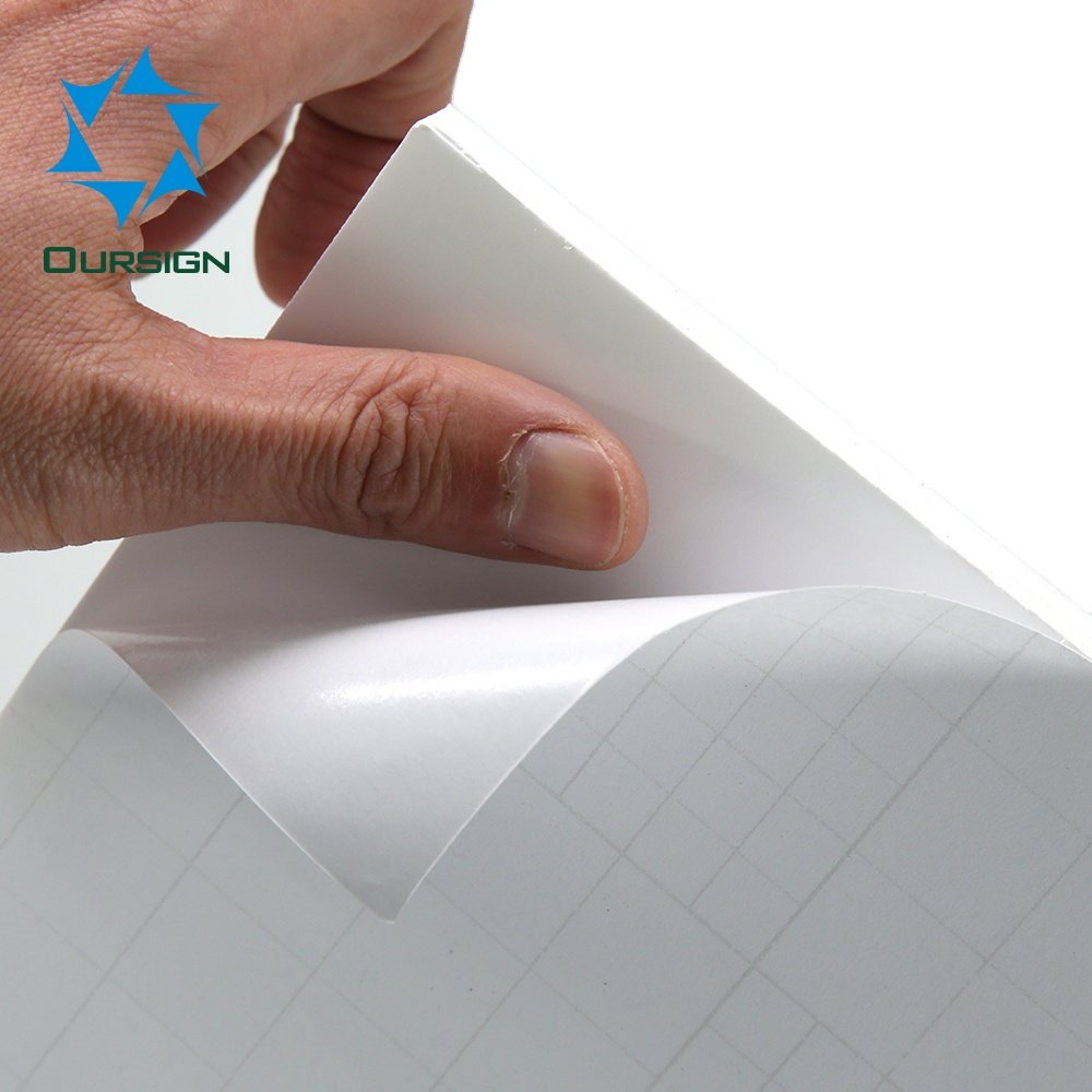 Adhesive with paper foam board/stick white foam board for advertising