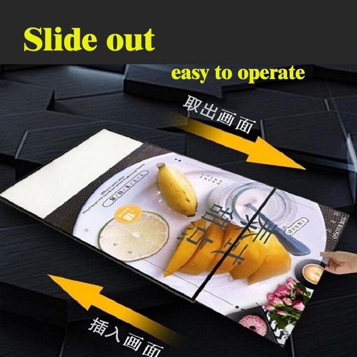 led slim panel light box Square Advertising frame illuminated outdoor poster aluminium frame for advertising sign board