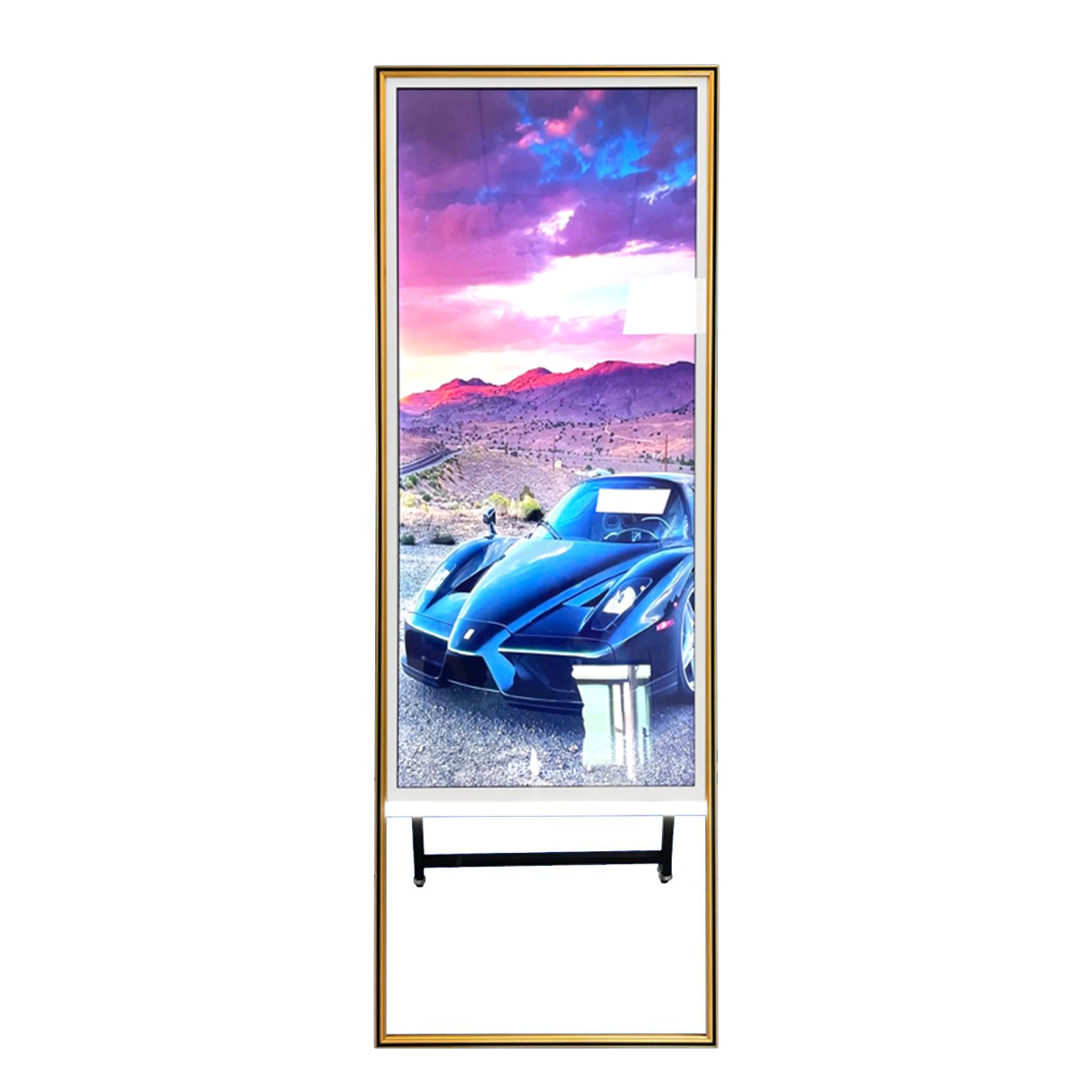 Professional design portable board Advertising Player display with digital black board with Optional Screen