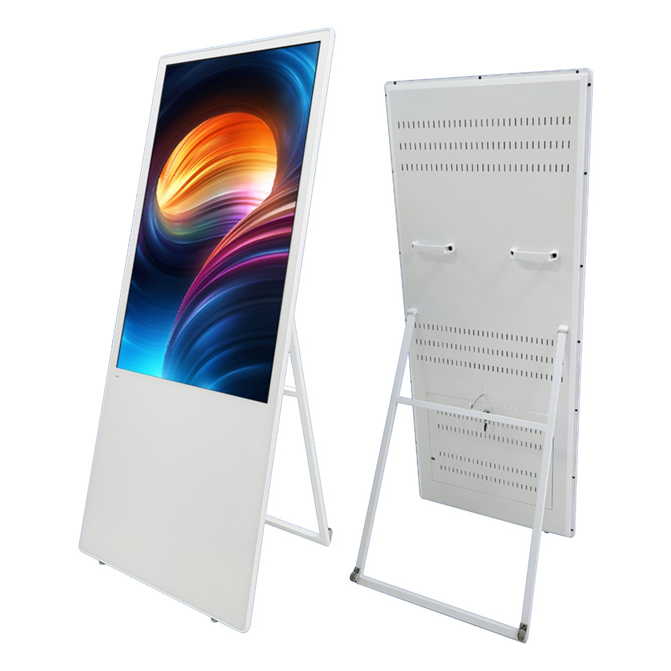 Professional design portable board Advertising Player display with digital black board with Optional Screen