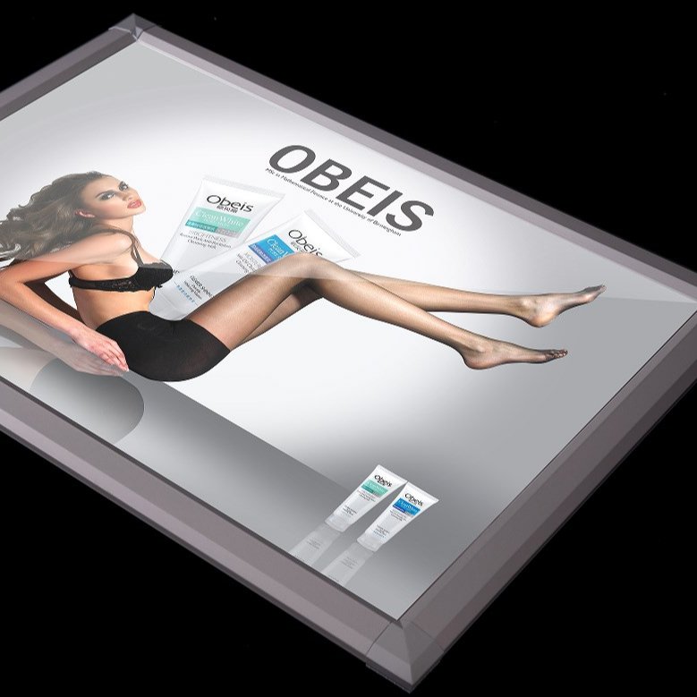 High Brightness Aluminum LED Light Frame Ultra Thin Lightbox Snap Frame Movie Poster Light Box Advertising Light Boxes