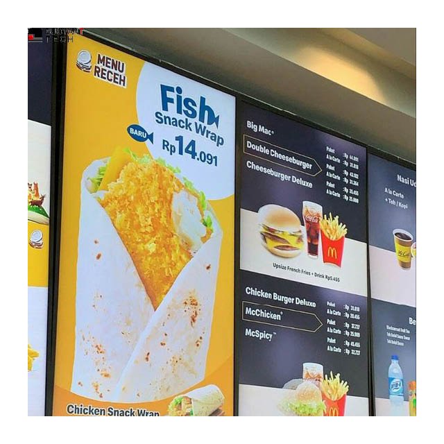 Restaurants Menu Sign Board Led Light Box Advertising Poster Frame Display Poster Billboard Panel Photo Boxes