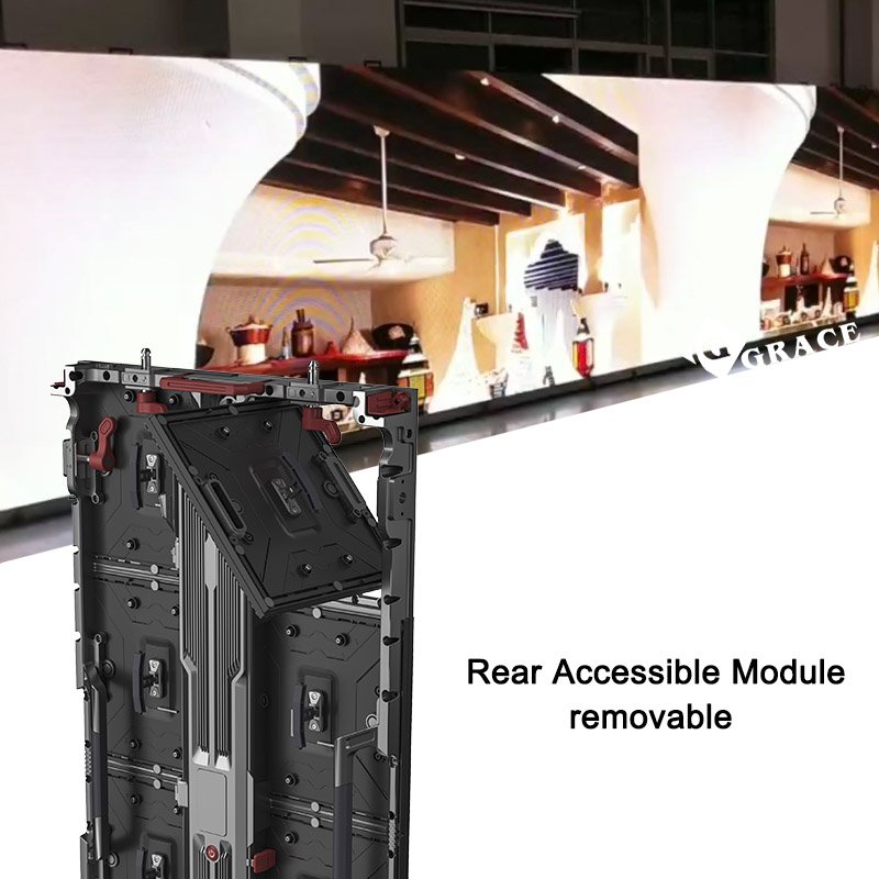 Igracelite Panel Matrix LED Screen Outdoor P3.91 500x1000mm Front Maintenance LED Video Wall System Waterfall Screen