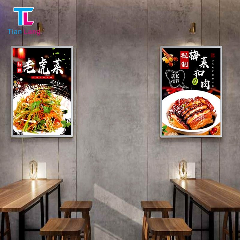 A4 Ultra Slim LED Drawing Light Box Menu Light Box Advertising Display Ordering Light Box Led Menu Board