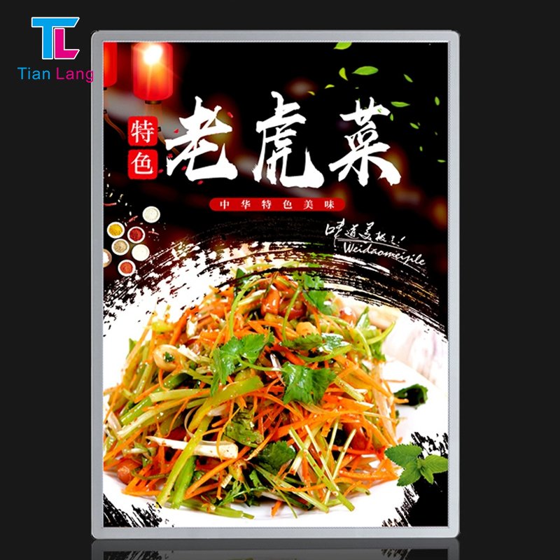 A4 Ultra Slim LED Drawing Light Box Menu Light Box Advertising Display Ordering Light Box Led Menu Board