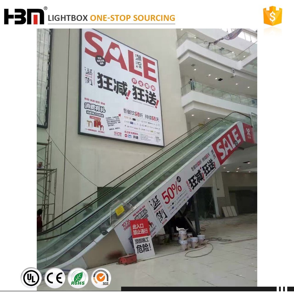 high quality advertising board display stand light box for real estate agent window led display