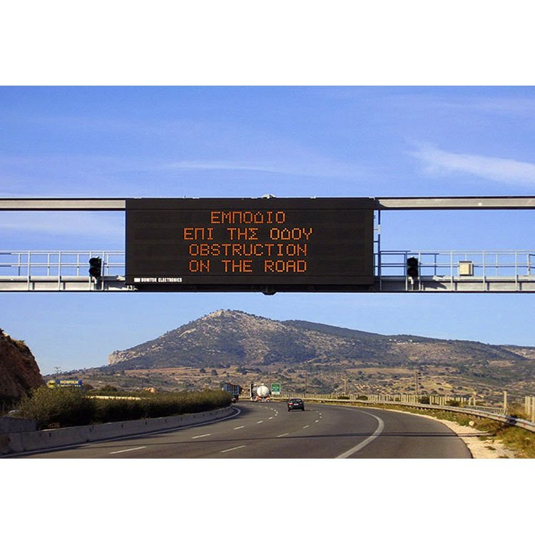 EN12966 NTCIP ITS P10 P16 P25 P31.25 Outdoor VMS LED Variable Message Sign LED Traffic Display Screen Board