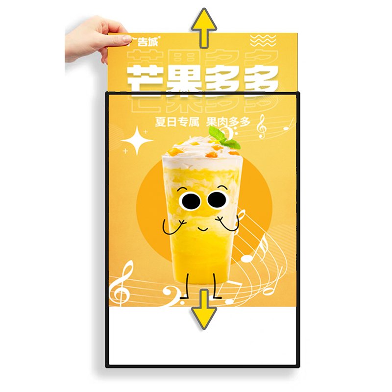 A1 A2 A3 A4 Slim Magnetic Aluminium Backlit LED Light Box Slim Advertising LED Light box