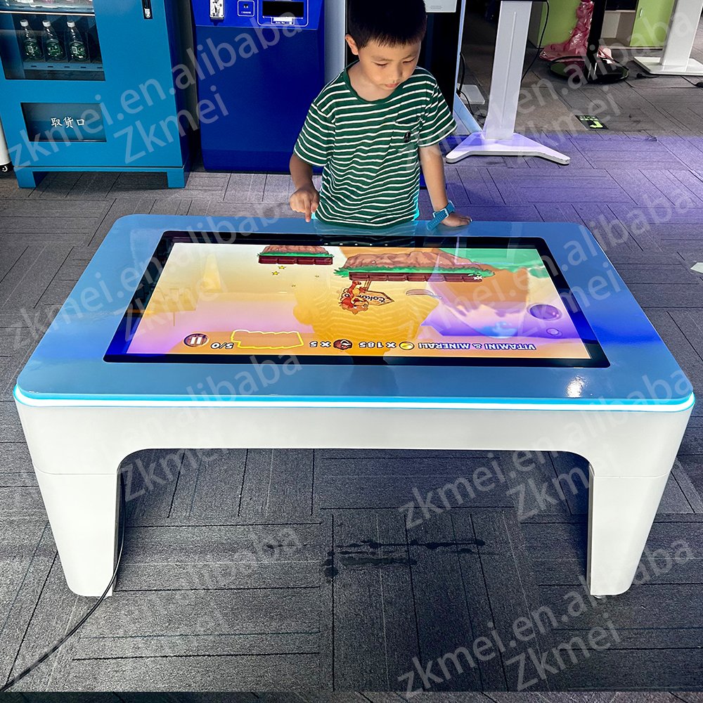43 inch Android Windows touch screen game table waterproof gamming education smart table for kids in School