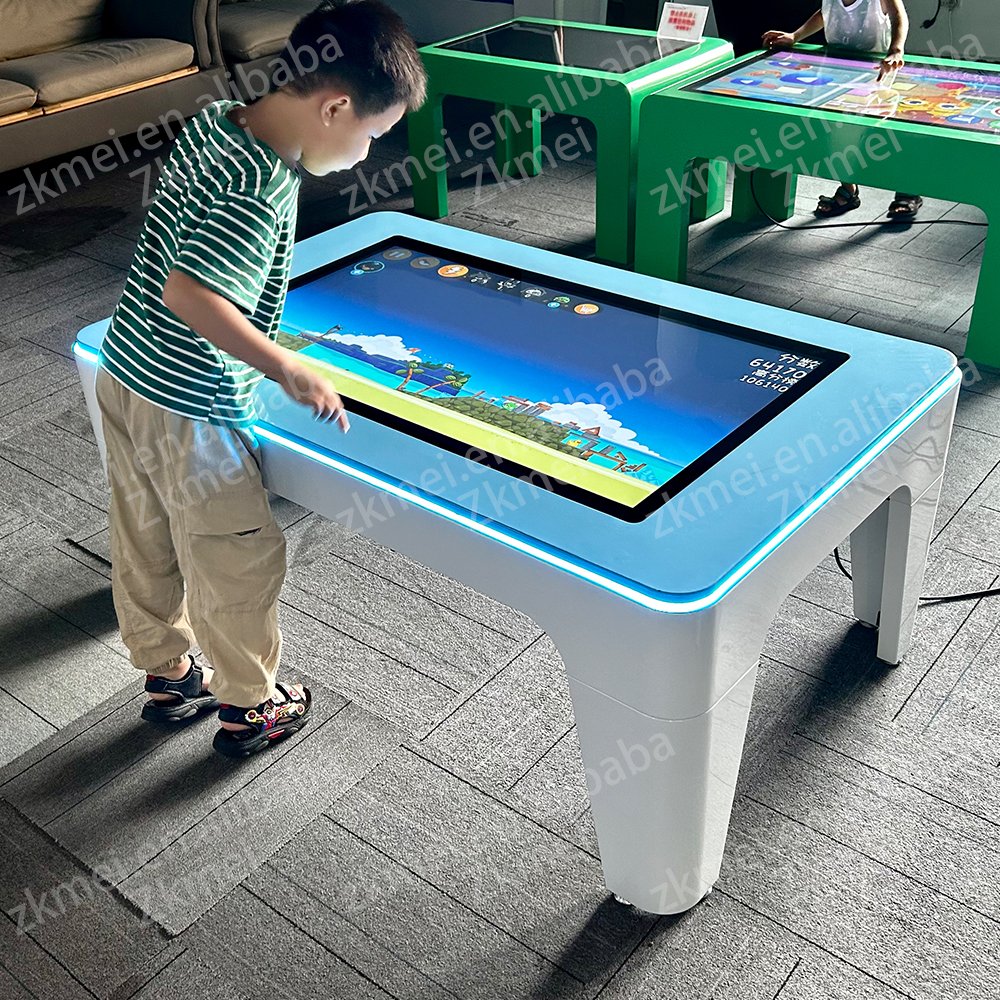 43 inch Android Windows touch screen game table waterproof gamming education smart table for kids in School