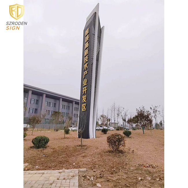 Custom Led Pylon Sign Advertising Mall Pylon Signage Led Indoor Directional Signage