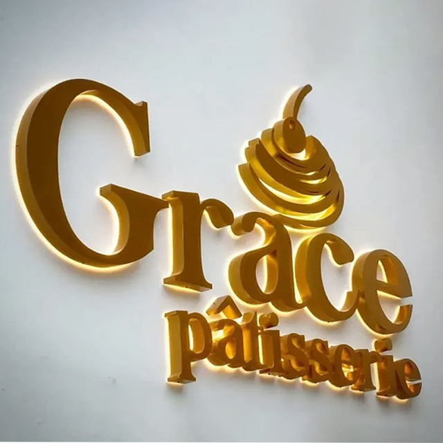 custom 3d backlit channel letter sign light up acrylic led logo sign led letter light billboards 3d custom led sign for business