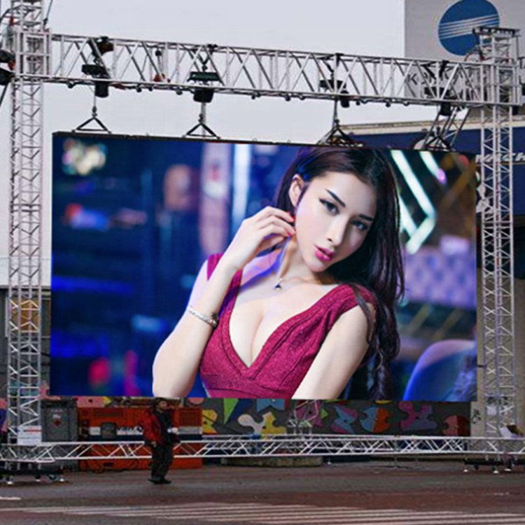 LED VISUAL Waterproof 500x1000mm P3.91 P4.81 Outdoor Rental LED Display Screen Board For Stage Contest Street Advertising