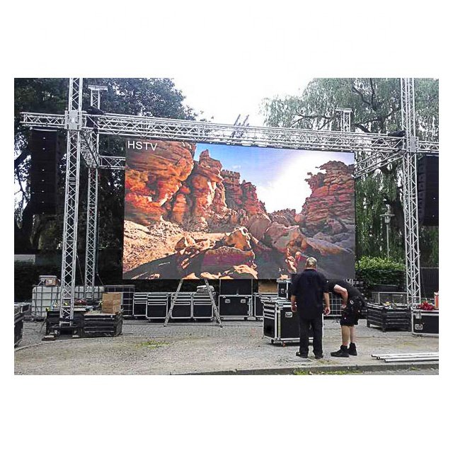 LED VISUAL Waterproof 500x1000mm P3.91 P4.81 Outdoor Rental LED Display Screen Board For Stage Contest Street Advertising