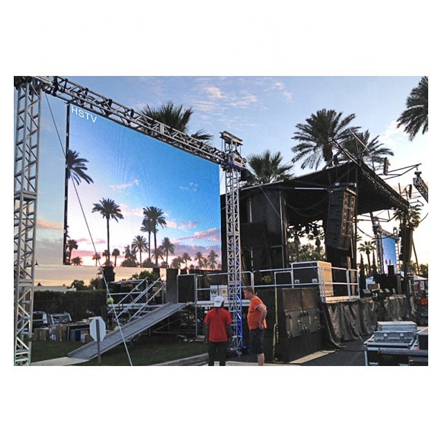 LED VISUAL Waterproof 500x1000mm P3.91 P4.81 Outdoor Rental LED Display Screen Board For Stage Contest Street Advertising