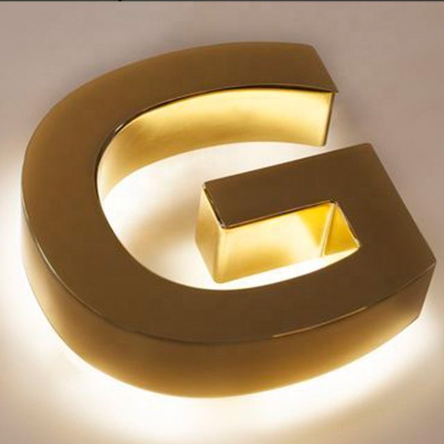 Custom Led Sign Board Outdoor Advertising Wall Sign 3d Acrylic backlit Led Letter Sign