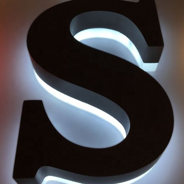Custom Led Sign Board Outdoor Advertising Wall Sign 3d Acrylic backlit Led Letter Sign