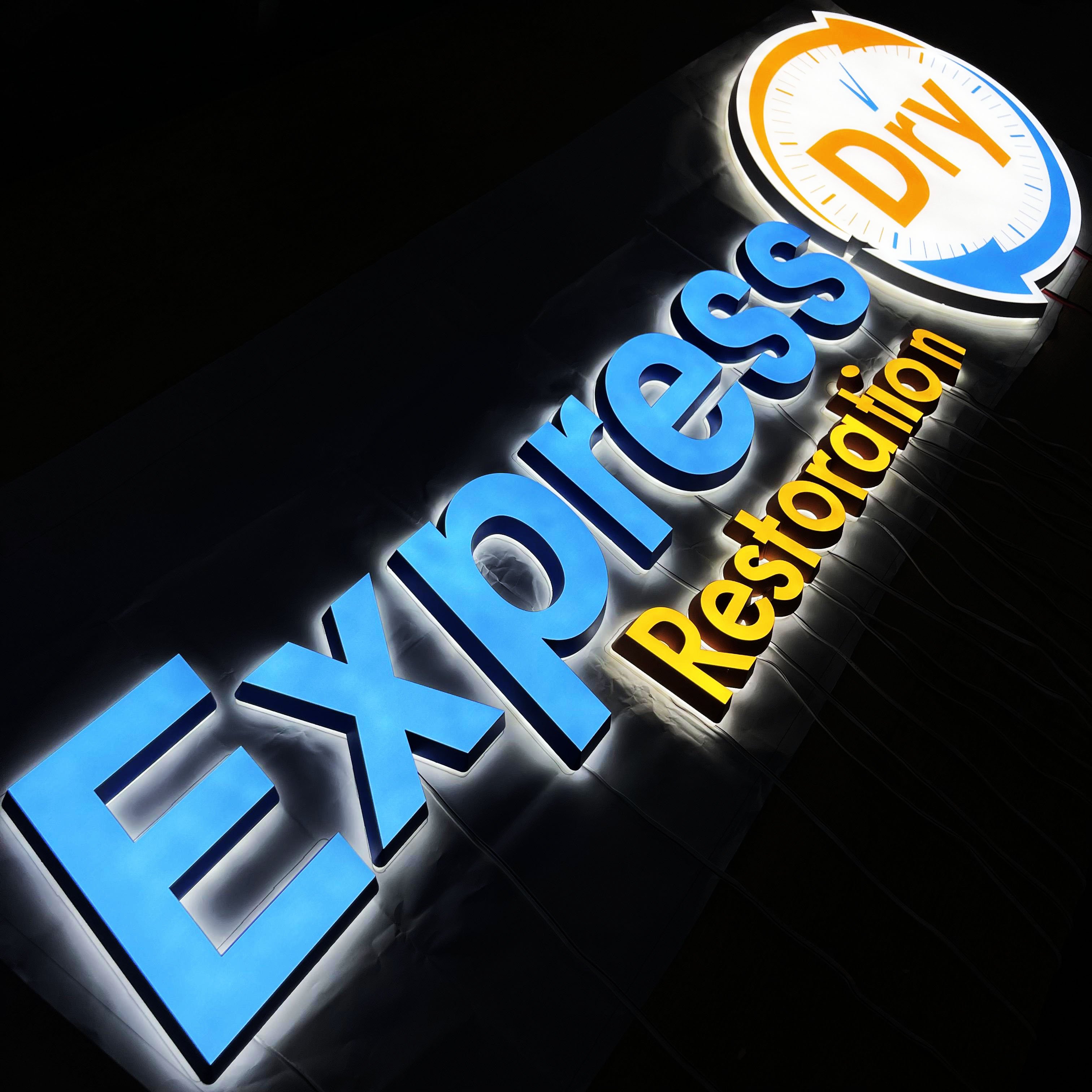 Store Front Adverting Waterproof Name Outdoor Sign Board Full Colour Design Led Advertising Signboard With Factory Price