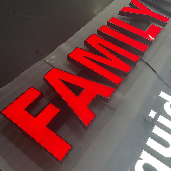 Store Front Adverting Waterproof Name Outdoor Sign Board Full Colour Design Led Advertising Signboard With Factory Price