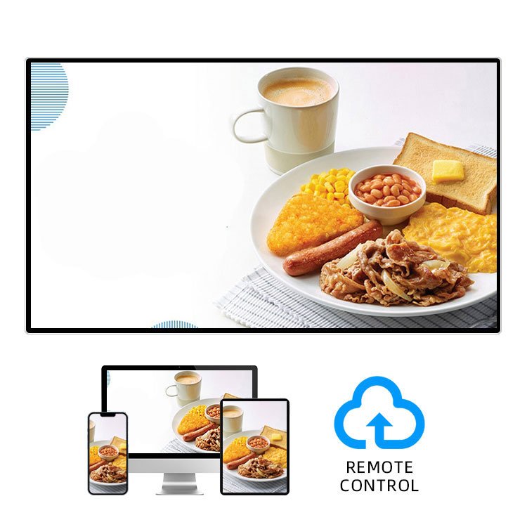 Double Sided Ceiling Mount Digital Lcd Menu Board Electronic-Advertising-Screens Elevator Advertising Touchscreen Window Display