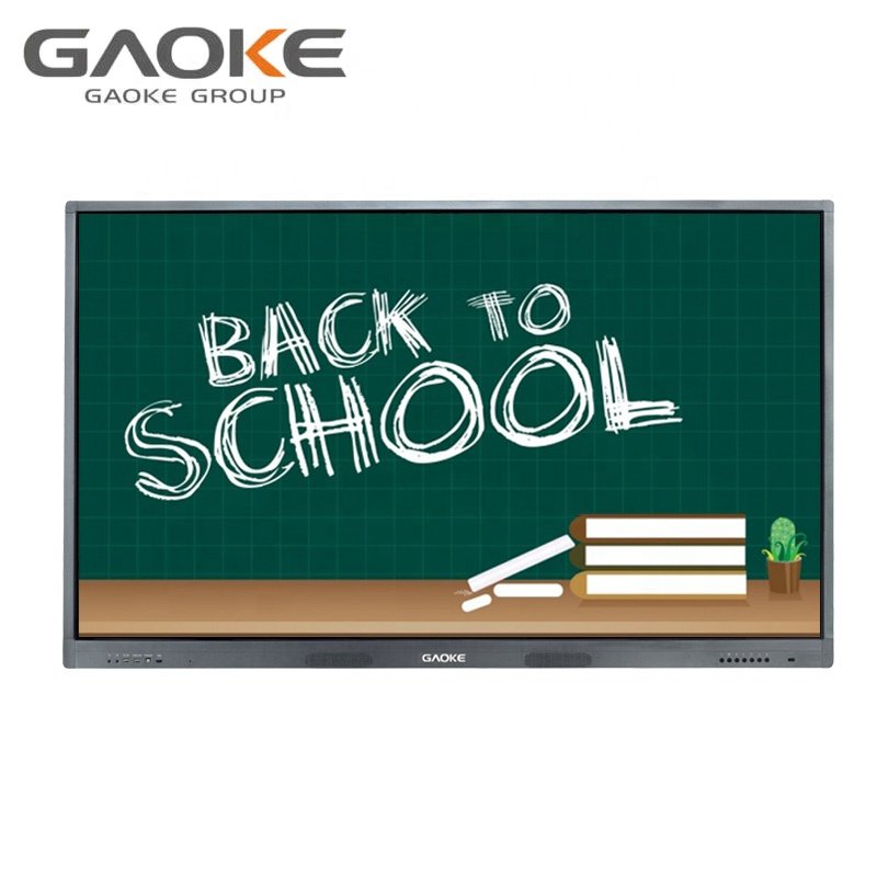 55 65 75 86 98 Inch Interactive LED Panel Smart Teaching Board 4K Flat Panel Interactive Whiteboard Video Outdoor Advertising