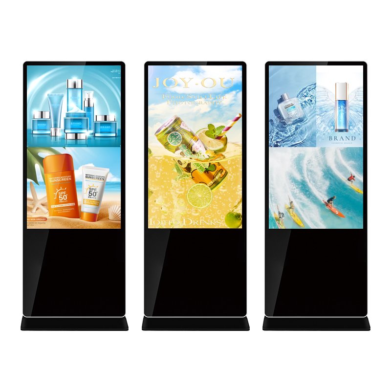 2024 New Advertising machine 75 86 inch 4K Full-Screen Vertical Advertising Touch display digital advertising board for indoor