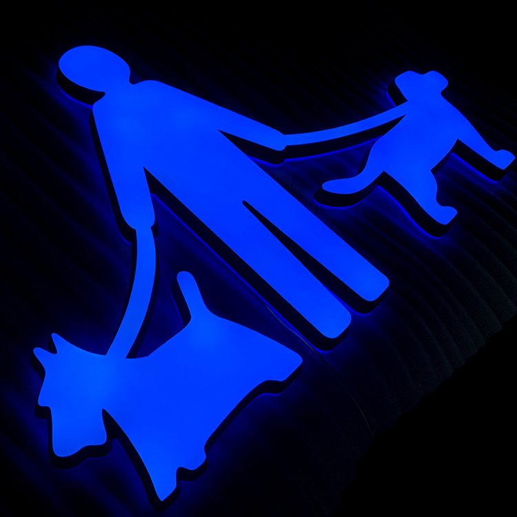 LED sign custom acrylic letter backlit channel logo letter outdoor light up letter 3d sigange custom led sign for business store