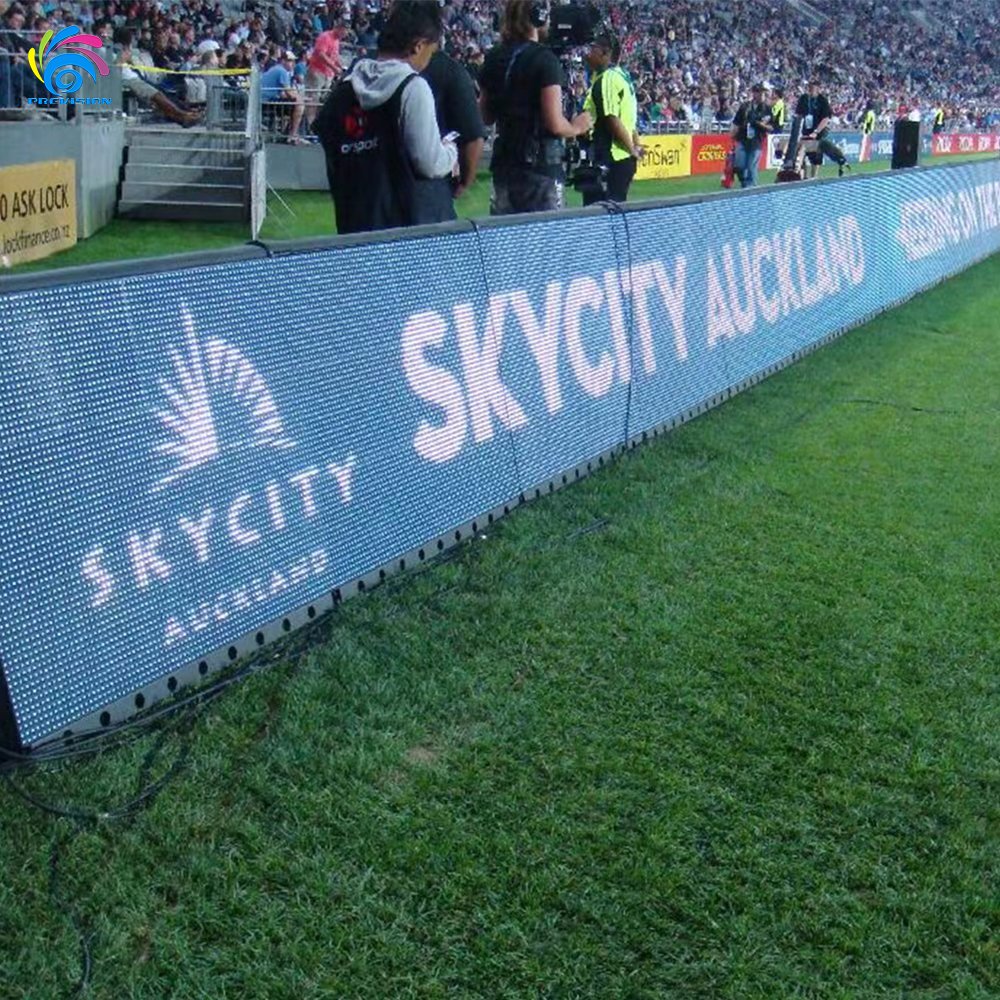 Free Sample Advertising Boards Football Used Rgb P5 P6 P8 P10 LED Modules Champions Support Customize Soccer Boards