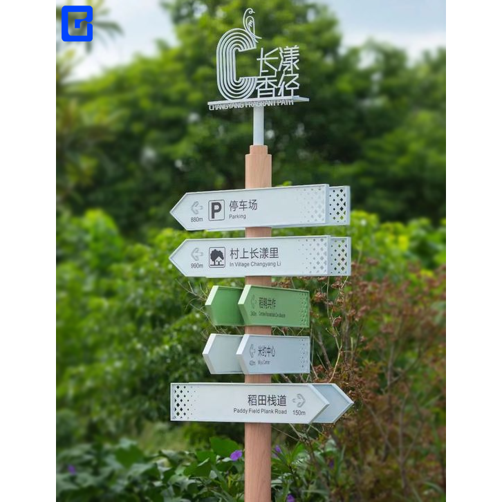 Drop shipping restaurant wayfinding signage acrylic outdoor signs custom acrylic sign directional signs board