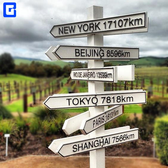 Drop shipping restaurant wayfinding signage acrylic outdoor signs custom acrylic sign directional signs board