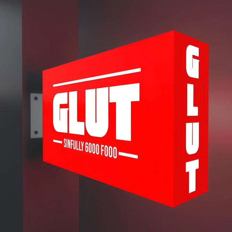 Waterproof LED Advertising Outdoor 3d Advertising Boards acrylic Illuminated sign Board Design Samples Light Box