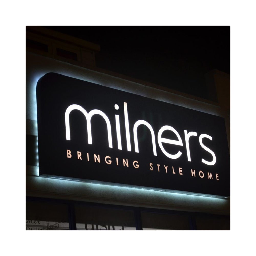 Store Sign Outdoor LED Back Illuminated Letters Business Advertising Sign Board Boutique Signage Special Design