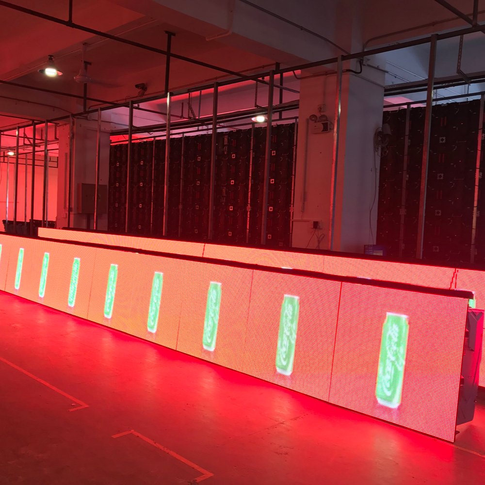 High Brightness Scoreboard Portable Sport Led Sign Board P5 P8 P10 Football Stadium Perimeter LED Screen Display