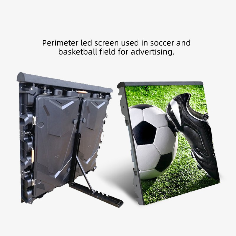 High Brightness Scoreboard Portable Sport Led Sign Board P5 P8 P10 Football Stadium Perimeter LED Screen Display