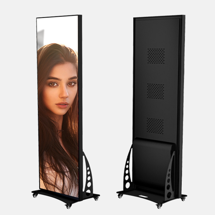 Display Outdoor Advertising Video Wall Digital For Transparent Panel Rental Signage Flexible Lcd Full Color 7 Led Poster Screen