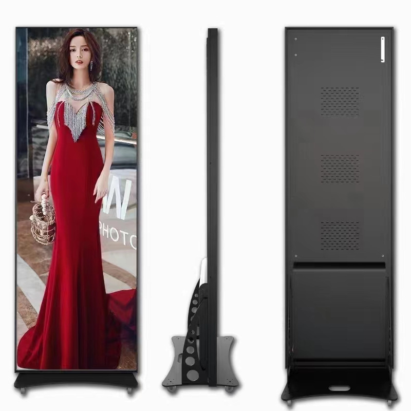 Display Outdoor Advertising Video Wall Digital For Transparent Panel Rental Signage Flexible Lcd Full Color 7 Led Poster Screen