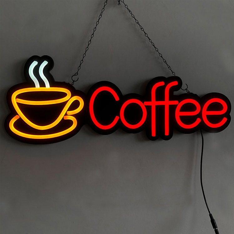 Waterproof outdoor and indoor open close shop hanging sign board acrylic neon led store business open sign