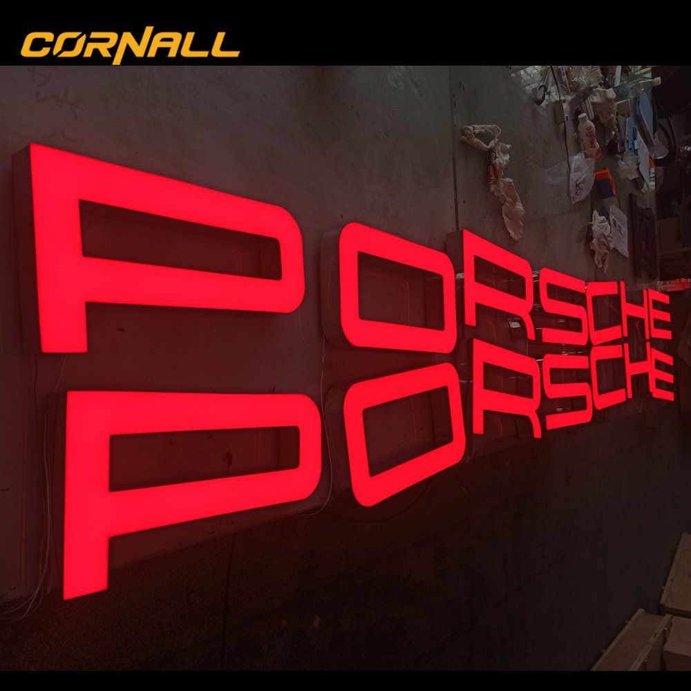 Led shop signboard outdoor 3d led signboard letters light sign board for shops