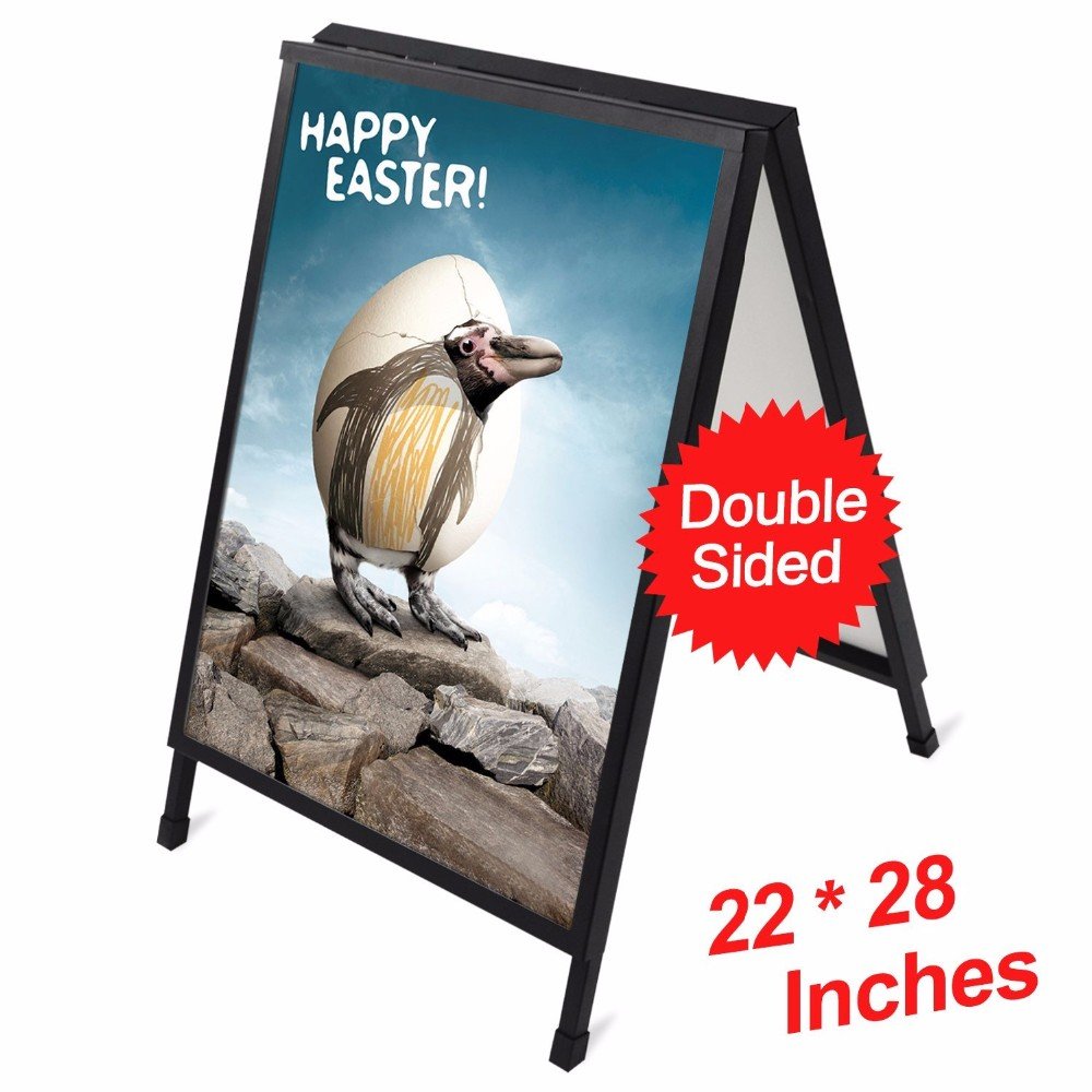 Double-sized Outdoor Pavement Sign Board for Advertising Sign