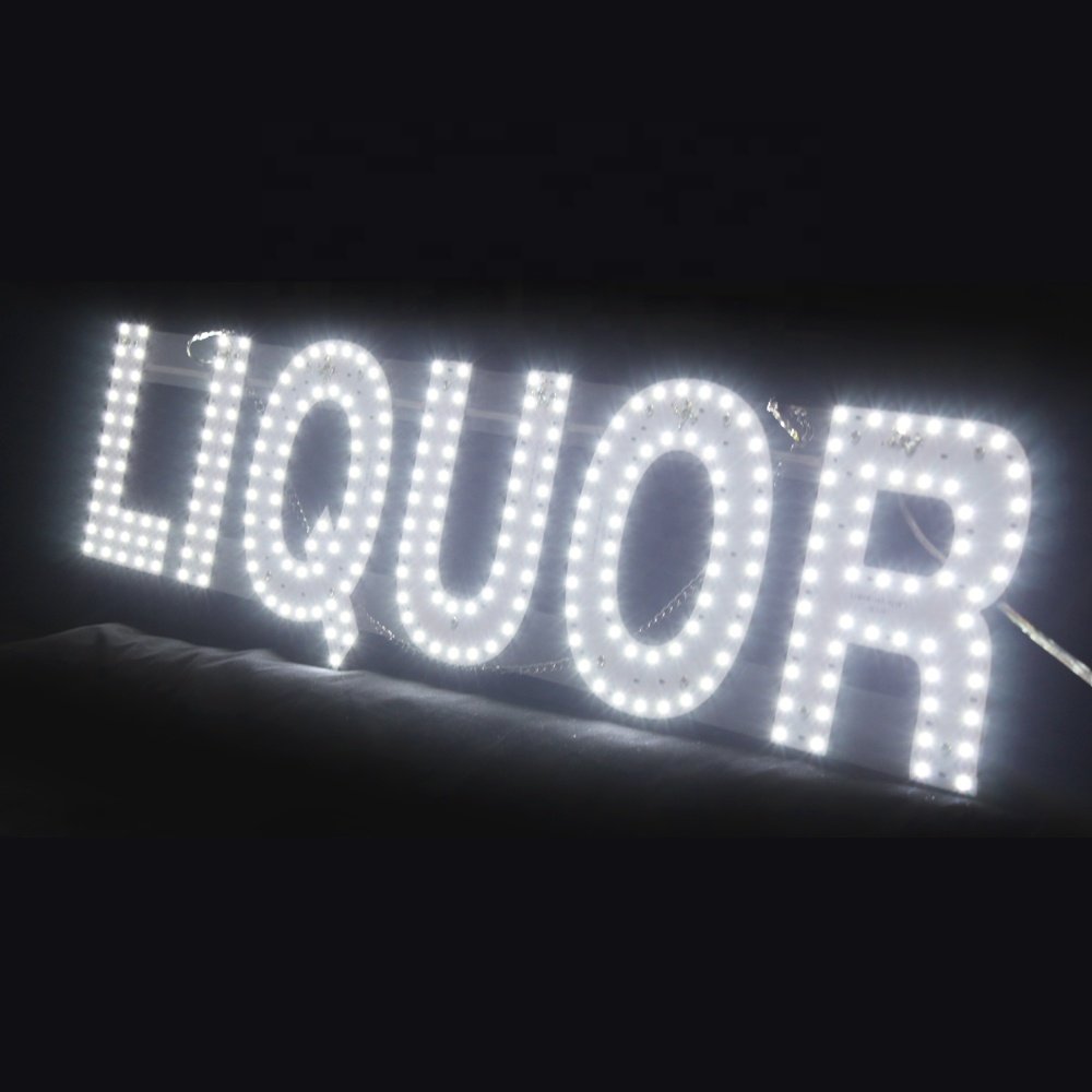 Manufacturer custom led sign open bond fast delivery letter smoke shop led sign for board outdoor advertising business
