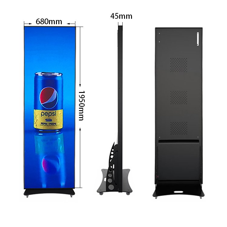 P3 SMD Led Poster Display Screen Indoor Advertising Display Led Smart Portable poster Led