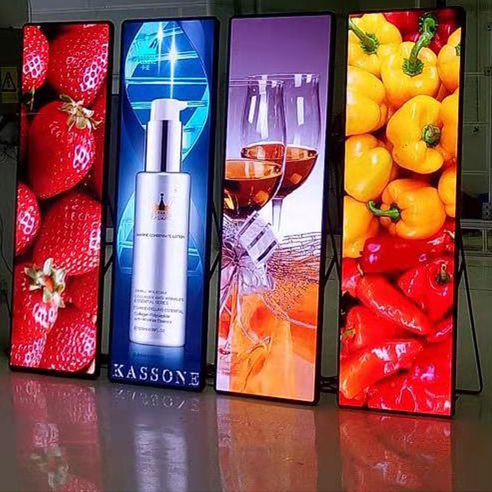 P3 SMD Led Poster Display Screen Indoor Advertising Display Led Smart Portable poster Led