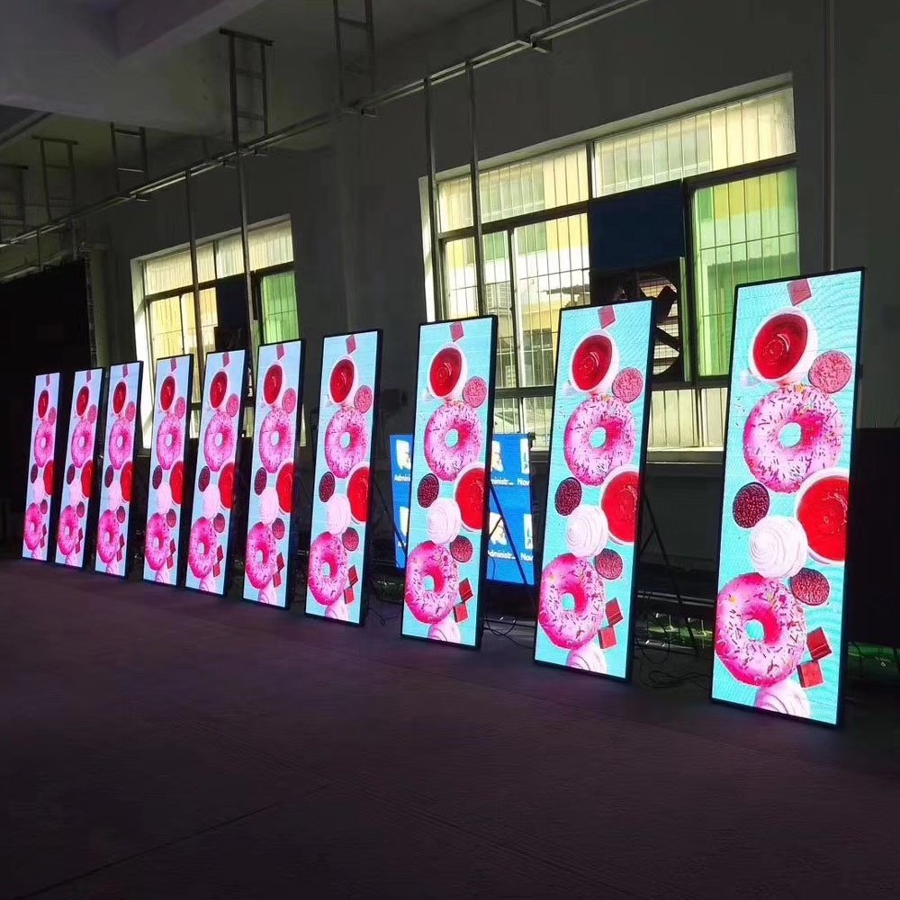P3 SMD Led Poster Display Screen Indoor Advertising Display Led Smart Portable poster Led